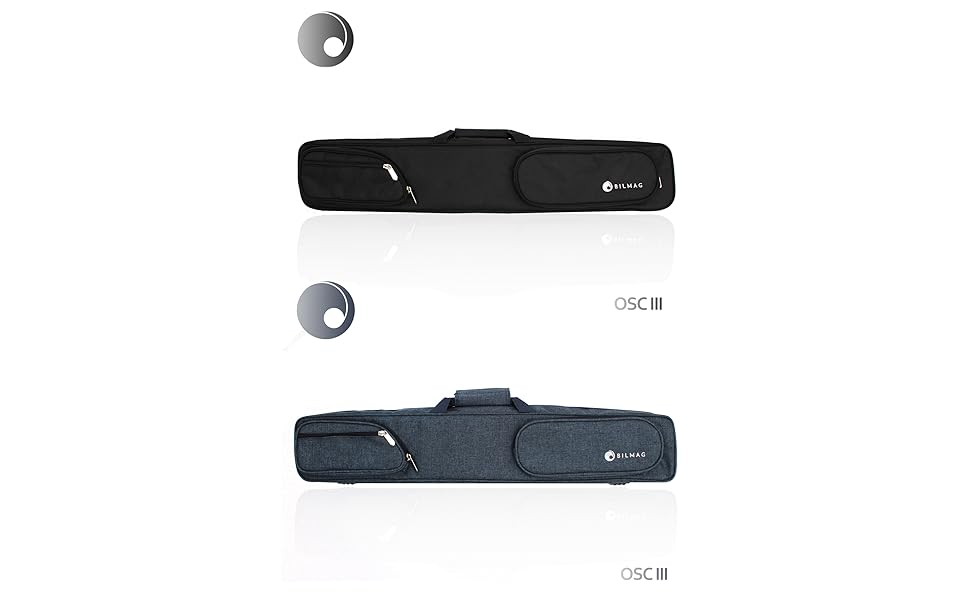 Чохол для бильярдного кия OSC III, 82 см, 3/4, блакитний (Pool)