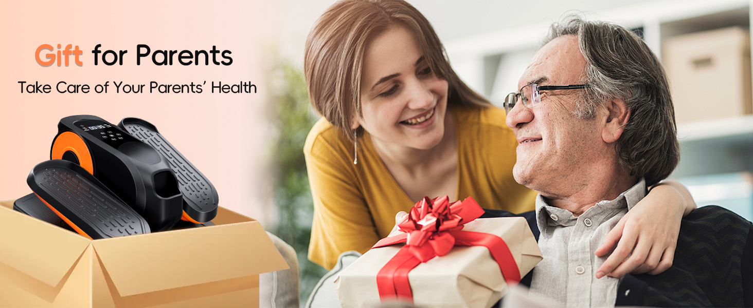 Morelax Mini Ellipsentrainer: компактний електричний тренажер для дому з пульт дистанційного керування, дисплеєм та неслизьким покриттям. Чорний колір