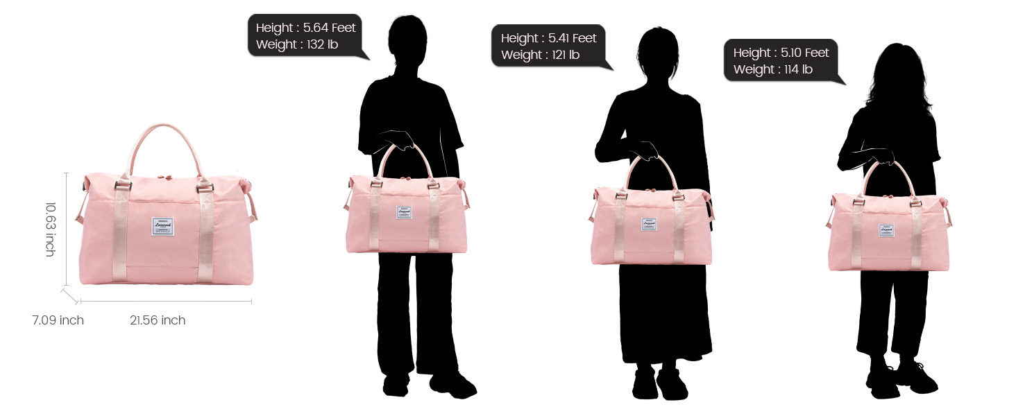 Спортивна сумка LOVEVOOK для жінок: водонепроникна дорожня сумка-мішок, 35L, бежева