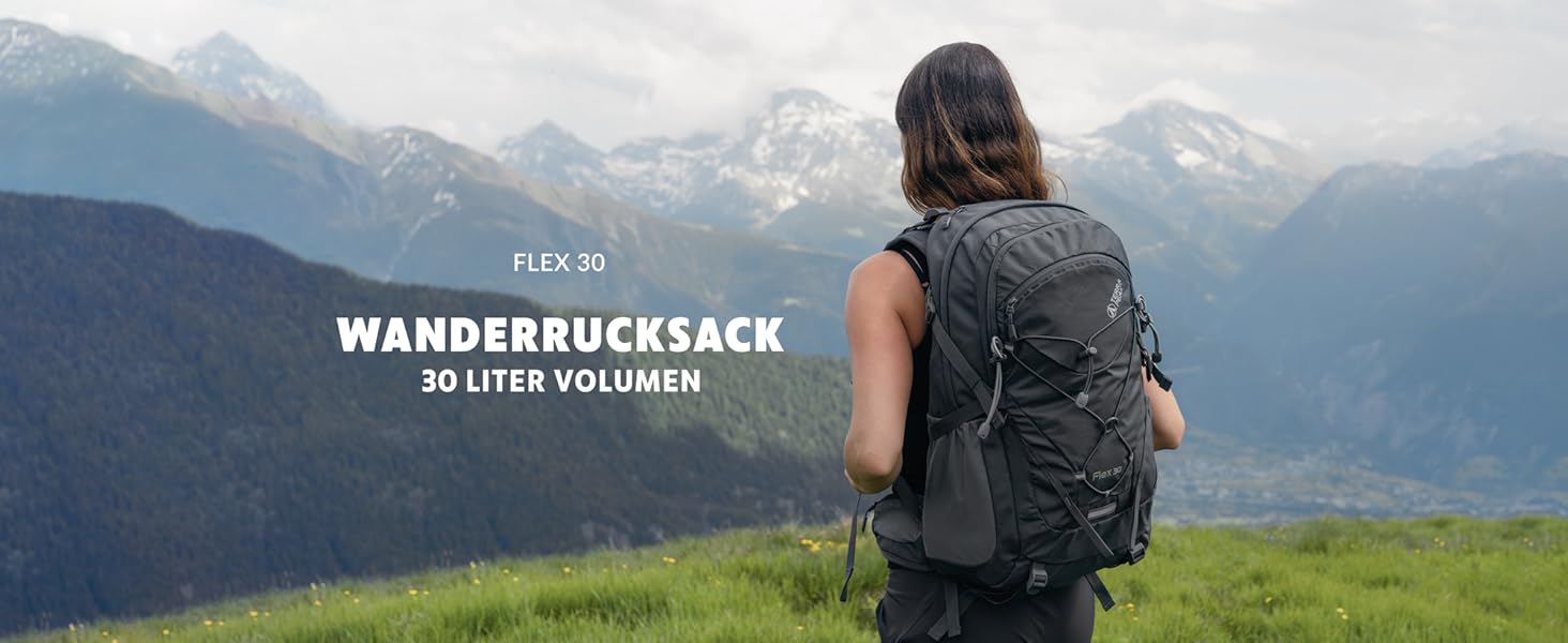 Рюкзак Terra Peak Flex 30 л з вентиляцією та чохлом від дощу