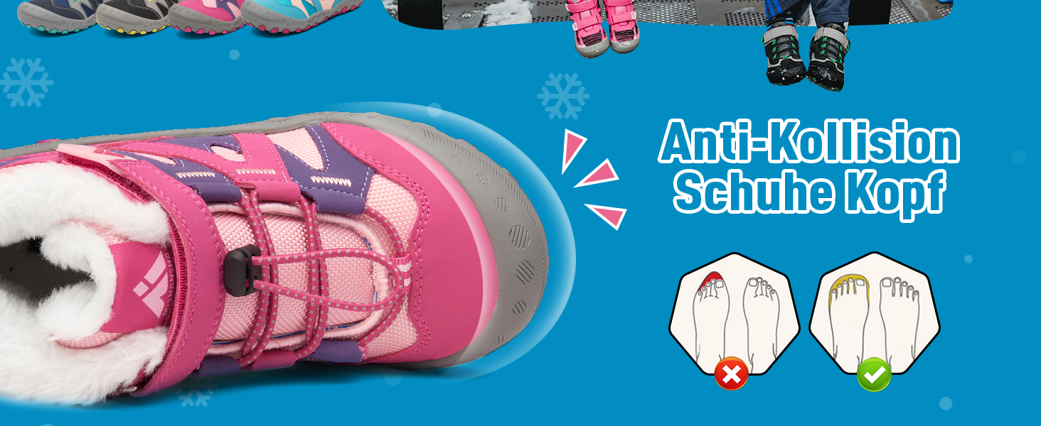 Дитячі зимові черевики Mishansha: теплі, з підкладкою, для хлопчиків та дівчаток, на шнурівці, розмір 24-38 (29 EU), блакитні