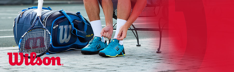 Тенісні кросівки Wilson Rush COMP LTR Unisex для всіх типів покриття, 46 2/3 EU, білий/сірий