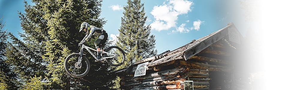 О'НІЛ Шолом для гірського велосипеда Діти MTB Швидкісний спуск Корпус ABS, вентиляційні отвори для оптимальної вентиляції та охолодження, міцна ABS Молодіжний шолом Sonus Split V.23 Чорний Неон Жовтий L L Чорний/Неоновий Жовтий