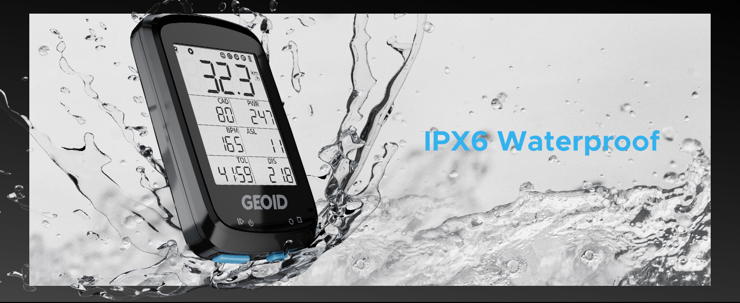 Велокомп'ютер GEOID CC500 GPS, 2,5