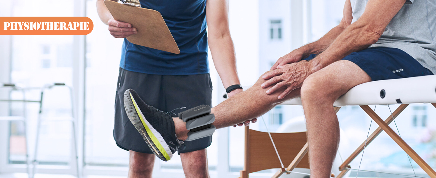 Важкі манжети для ніг BECOJADDE 0.45 кг / 0.9 кг (набір 2 шт.) для занять спортом, фітнесом, кардіо та силовим тренуванням. Чорний колір.