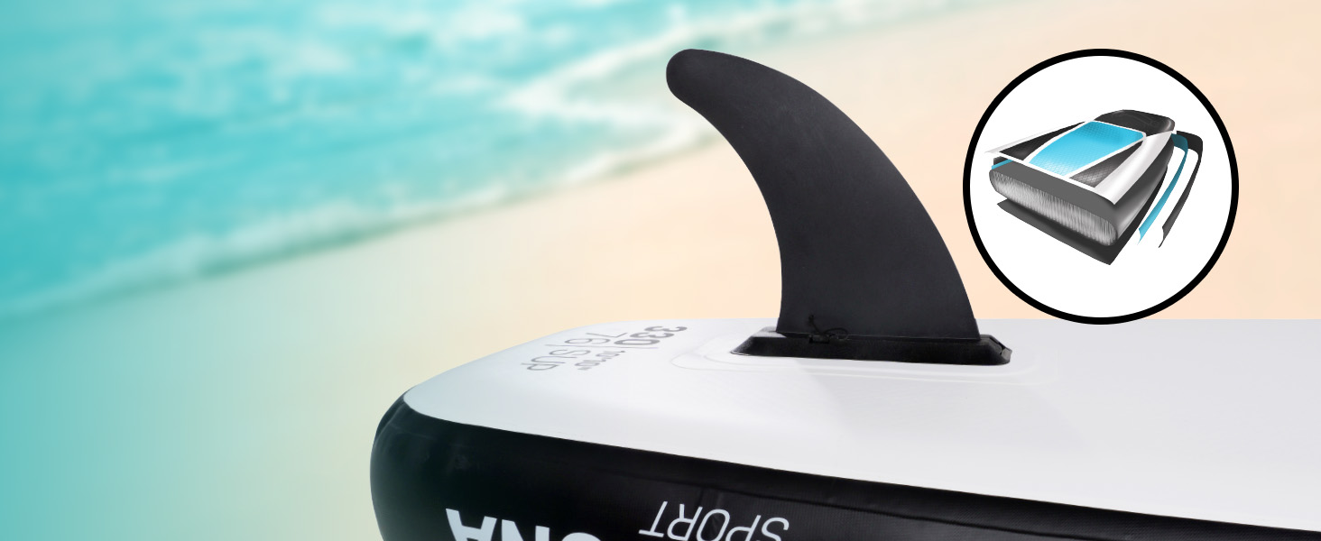 Надувна SUP дошка Bluemarina Mapuna 330x76x16 см - до 200 кг | 5 років гарантії