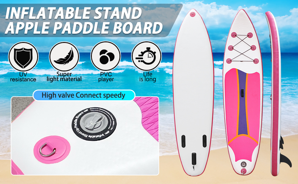 SUP дошка SUDOO надувна 300x76x15 см, 6