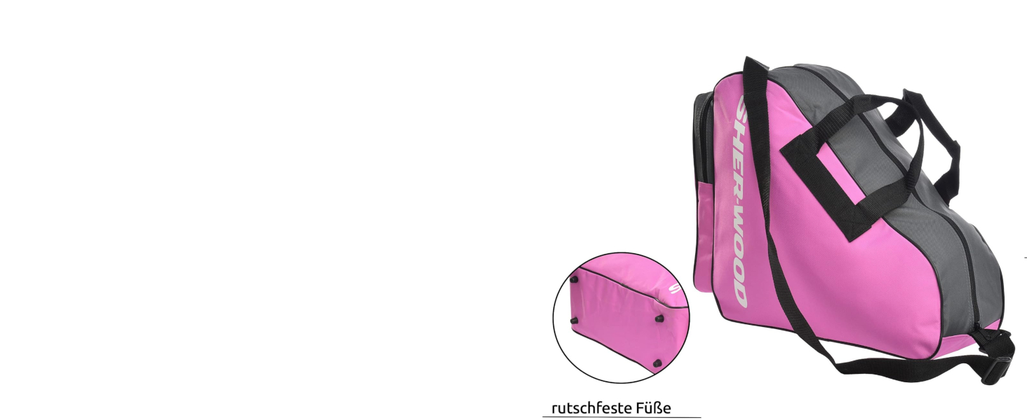 Сумка для ковзанів Sherwood: для ковзанярів та хокеїстів, рожева