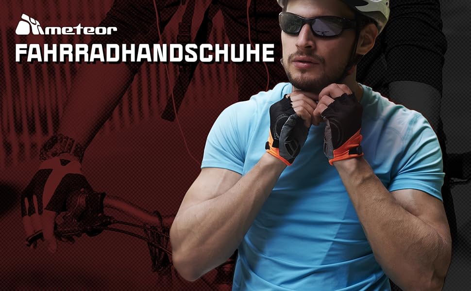 Рукавички для гірського велосипеда Meteor Radhandschuhe Gel GX31 Green - чоловічі, жіночі, дитячі. Рукавички для MTB, Downhill, хайкінгу та їзди на велосипеді.