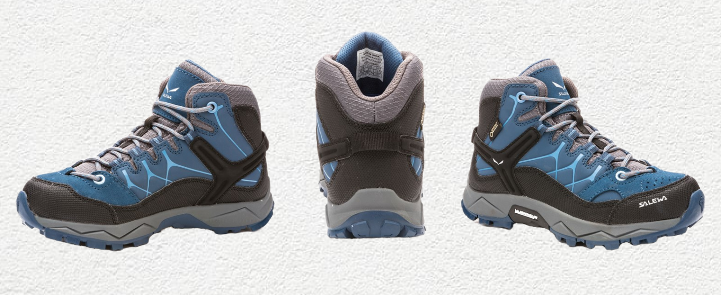 Трекінгові черевики Salewa Alp Trainer Mid Gore-Tex для дітей, розмір 26 EU, Dark Denim Charcoal