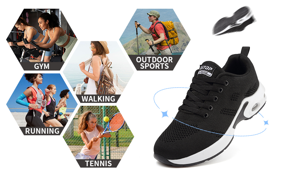 Жіночі кросівки для бігу та ходьби: спортивні, дихаючі, з ортопедичною підтримкою, підошва з повітряною подушкою, для залу та вулиці, сірі та рожеві, розмір 38 EU