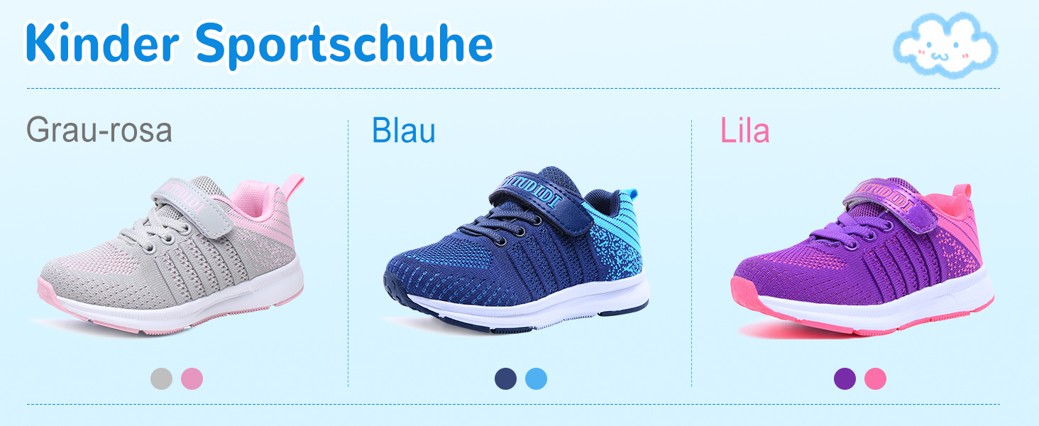 Дитячі кросівки для дівчаток: легкі, дихаючі, для бігу та занять спортом (34 EU, рожевий)