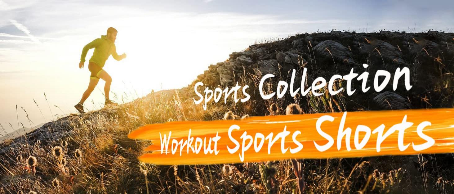 Шорти спортивні чоловічі Suwangi для бігу, легкі, швидковисихаючі з внутрішньою підкладкою та кишенею, блакитні