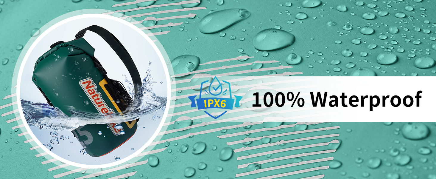 Водонепроникний рюкзак Naturehike Dry Bag – 25L/15L/10L. Сумка для каякінгу, човнів, риболовлі, рафтингу, плавання та сноубордингу (Жовтий 25L)