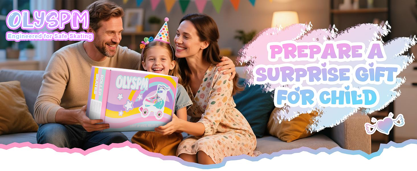 Ролики для дітей дівчаток з блискучими сердечками та світлодіодними колесами, 4-разово регульовані, ролики для початківців, ідеальний подарунок на день народження або Різдво, фіолетовий