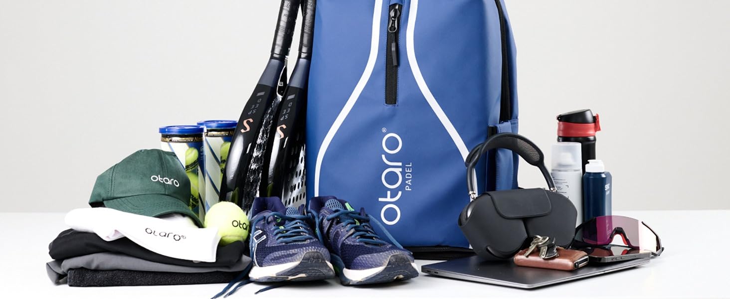 Сумка Otaro Padel (35 л) для 2 ракеток і м'ячів Синій