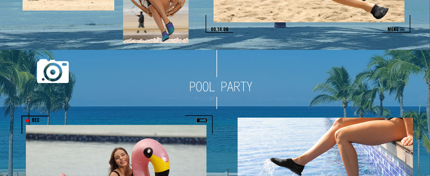 Водні черевики WateLves для жінок, чоловіків та дітей. Швидковисихаючі аквашузи для плавання, пляжу та серфінгу. Розмір 44/45 EU.