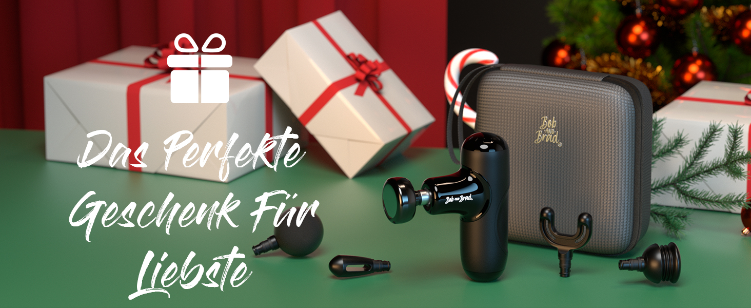 Масажер для м'язів BOB AND BRAD Q2 Plus з підігрівом: компактний, тихий, з сумкою, для розслаблення м'язів