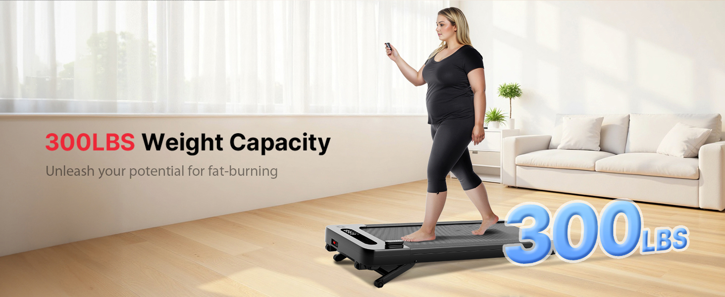 Bluearth Walking Pad: Ходункова доріжка з регулюванням нахилу 10%, стіл для бігу, смарт-додаток, доріжка для дому з LED-дисплеєм, чорний колір