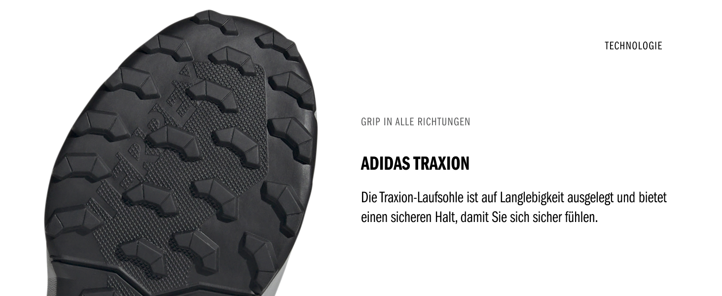 Дитячі трекінгові черевики Adidas Terrex Ax4R RAIN.RDY, 34 EU, чорно-сіро-сірі