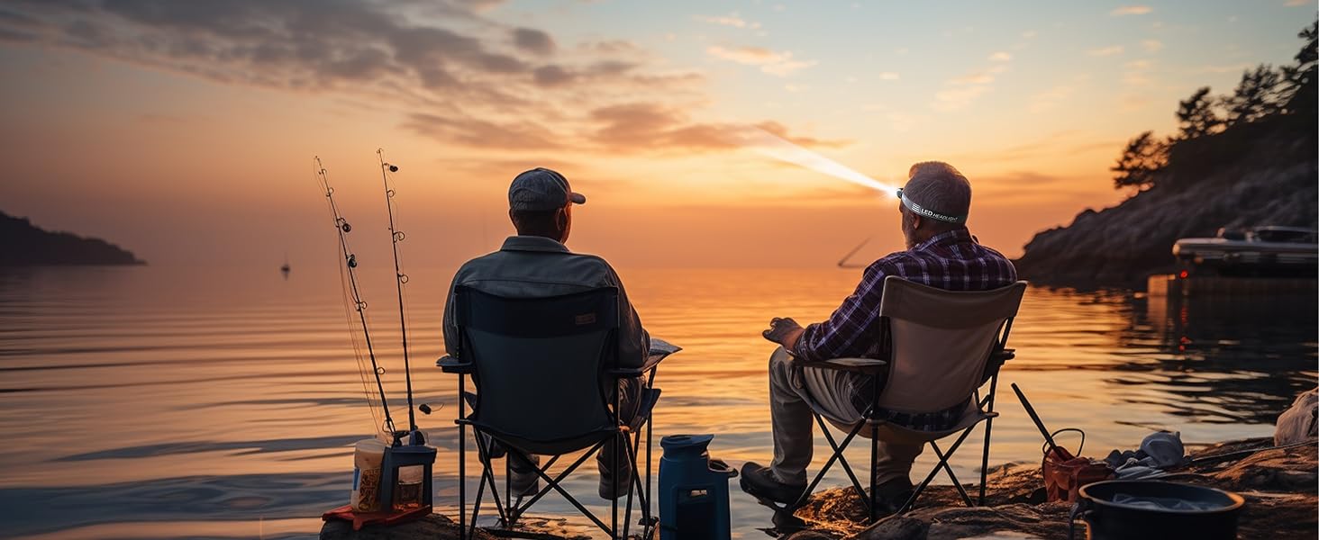 LED налобний ліхтар NREDXOON з акумулятором, USB-C, 5 режимів освітлення (включно з червоним), IPX4, водонепроникний, надзвичайно яскравий для кемпінгу, бігу, DIY та надзвичайних ситуацій (2 шт.) Чорний
