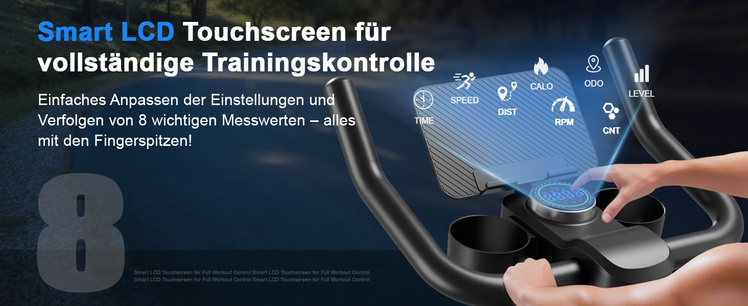 Велотренажер з регульованим магнітним опором, ергометр для дому, фітнес-велосипед 136 кг з тримачем для планшета, фітнес-велосипед з додатком, для дому та фітнес-студії, чорний