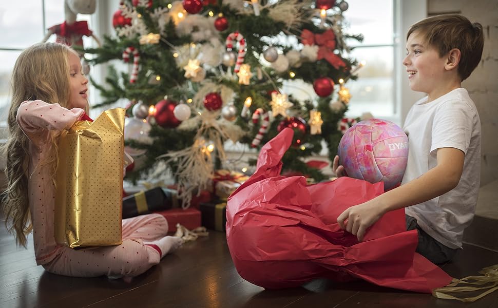 Волейбольний м'яч BYAOSUN для пляжу та залу, розмір 5, рожевий