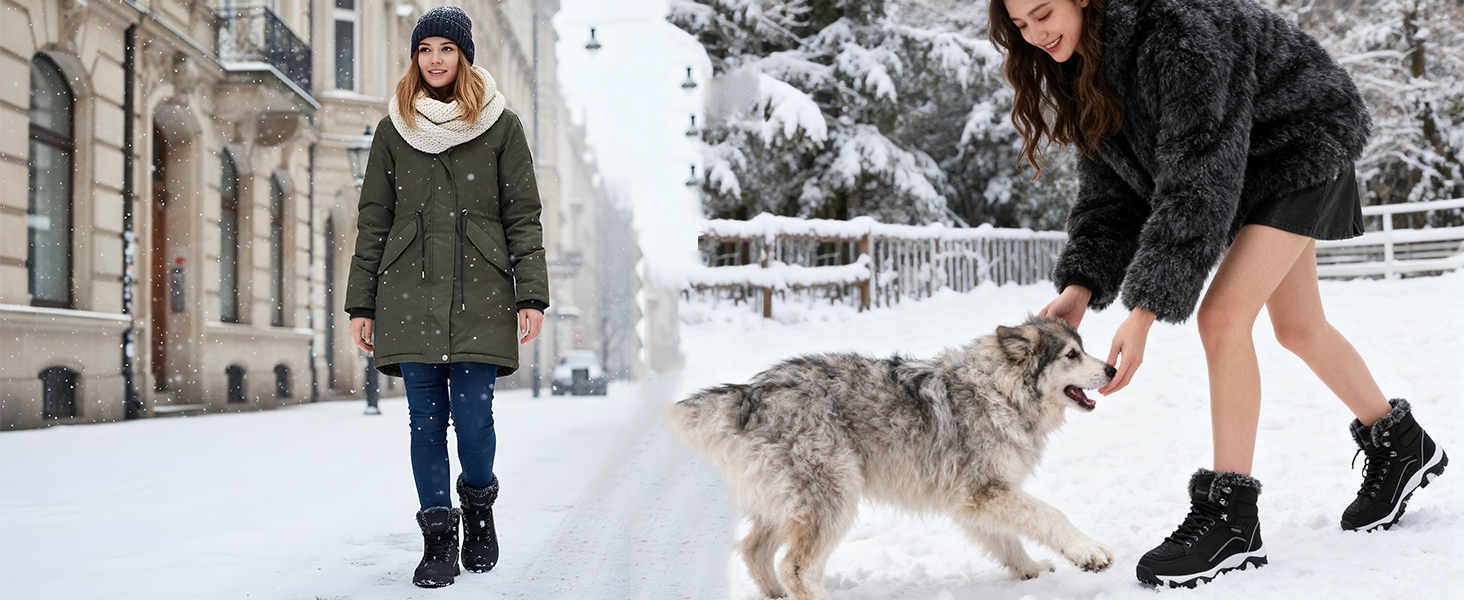 Черевики зимові жіночі Littleplum, утеплені, для трекінгу, чорні, 41 EU