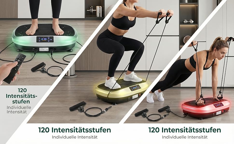 Віброплатформа для фітнесу Sport: 6 програм, для схуднення, м'язів, всього тіла, чорна (51x30.5x12.5 см)