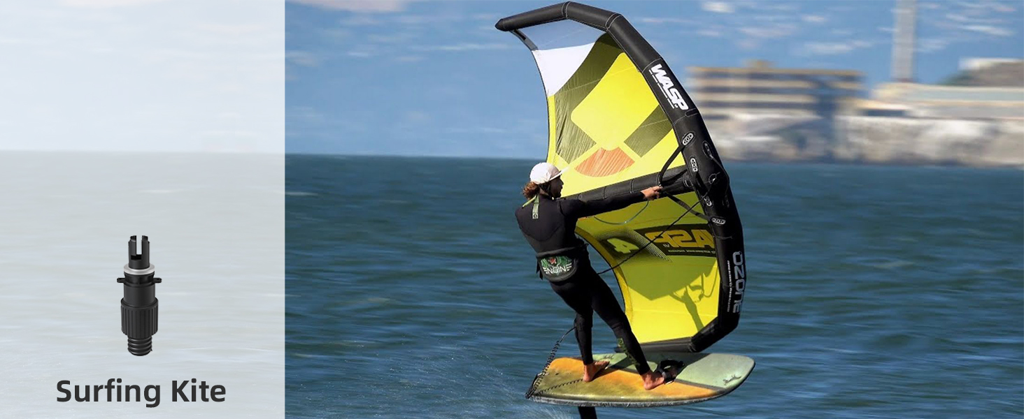 Насос для SUP-дошки GICLE 22PSI, електричний, портативний, для надувних SUP, човнів, водних видів спорту, білий/чорний