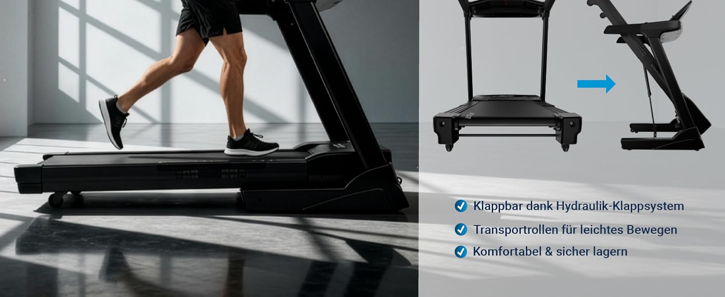 Біговий тренажер ArtSport Speedrunner 6000: швидкість 22 км/год, 99 програм, LCD дисплей 7