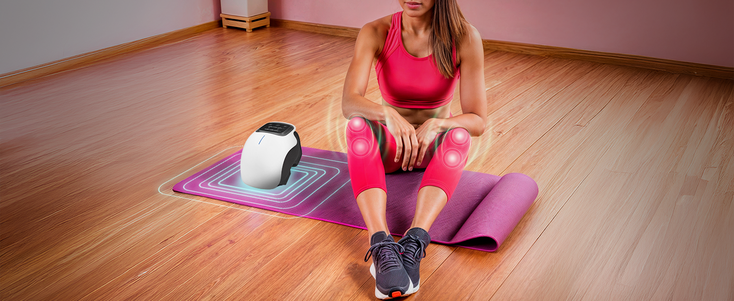 Електричний масажер для ніг GLOBAL RELAX VITALZEN SLIM з шиацу, розминанням і прогрівом, для поліпшення кровообігу та зняття болю, інтуїтивне керування