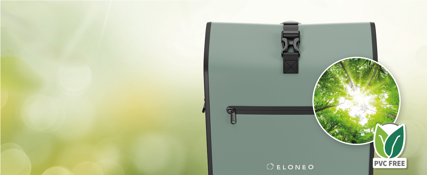 Багажна полиця ELONEO Pannier LED, 28 л, м'ятно-зелений