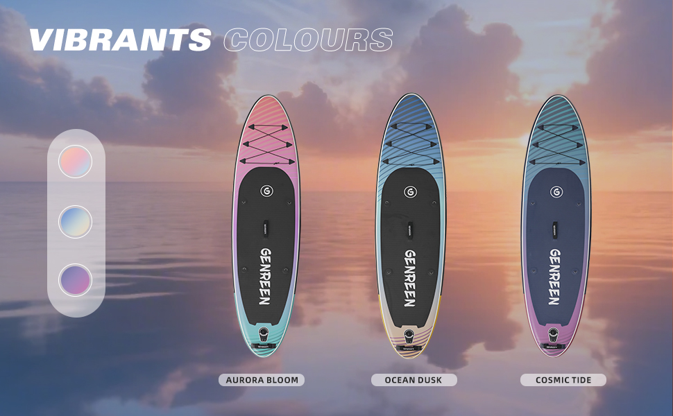 Надувне SUP-борд Extra Groß для всіх рівнів підготовки, 335x86 см, з аксесуарами, камера, 3 фіни