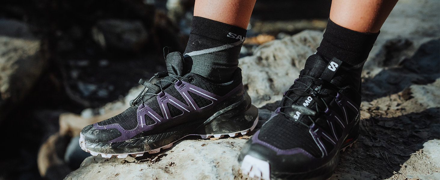 Жіночі трекінгові черевики Salomon Speedcross Peak, 39 1/3 EU, Black Nightshade Orchid Petal