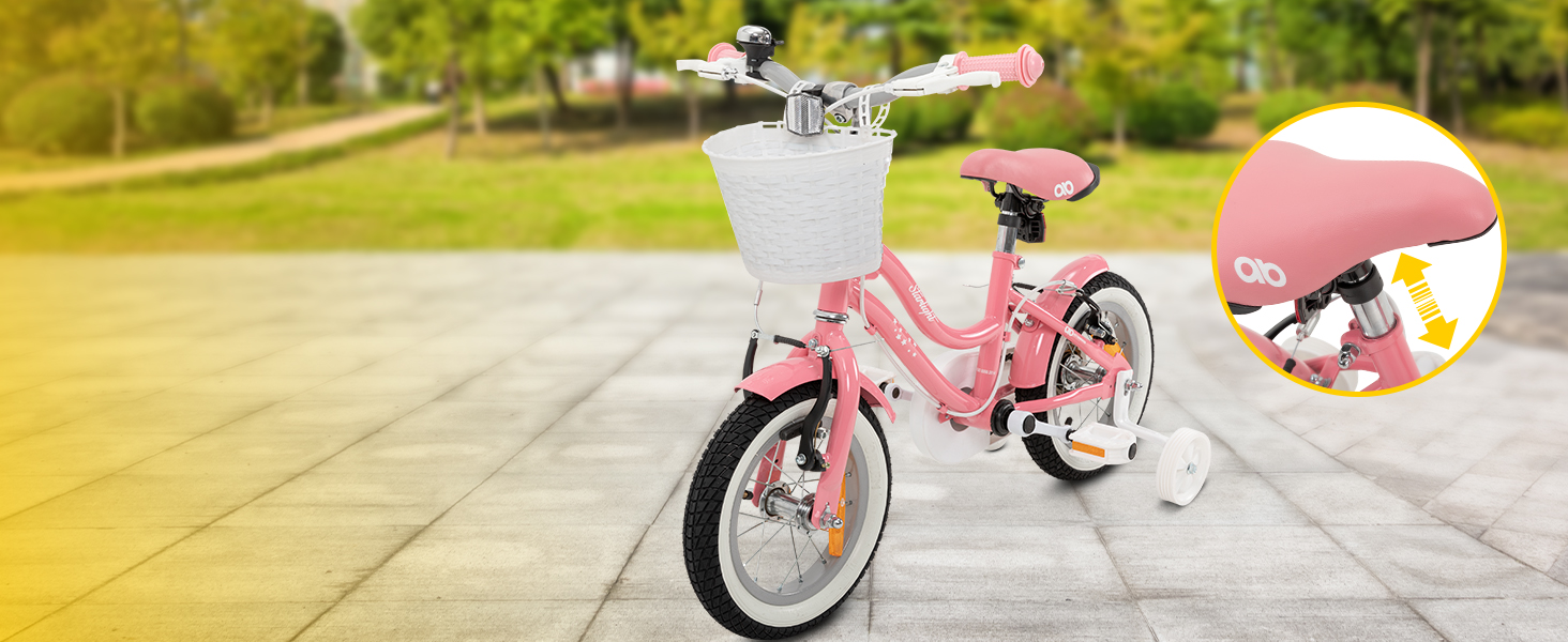 Дитяче велосипед Actionbikes Starlight 12/16/20 дюймів - V-Brake гальма, захистники, для дітей 2-9 років