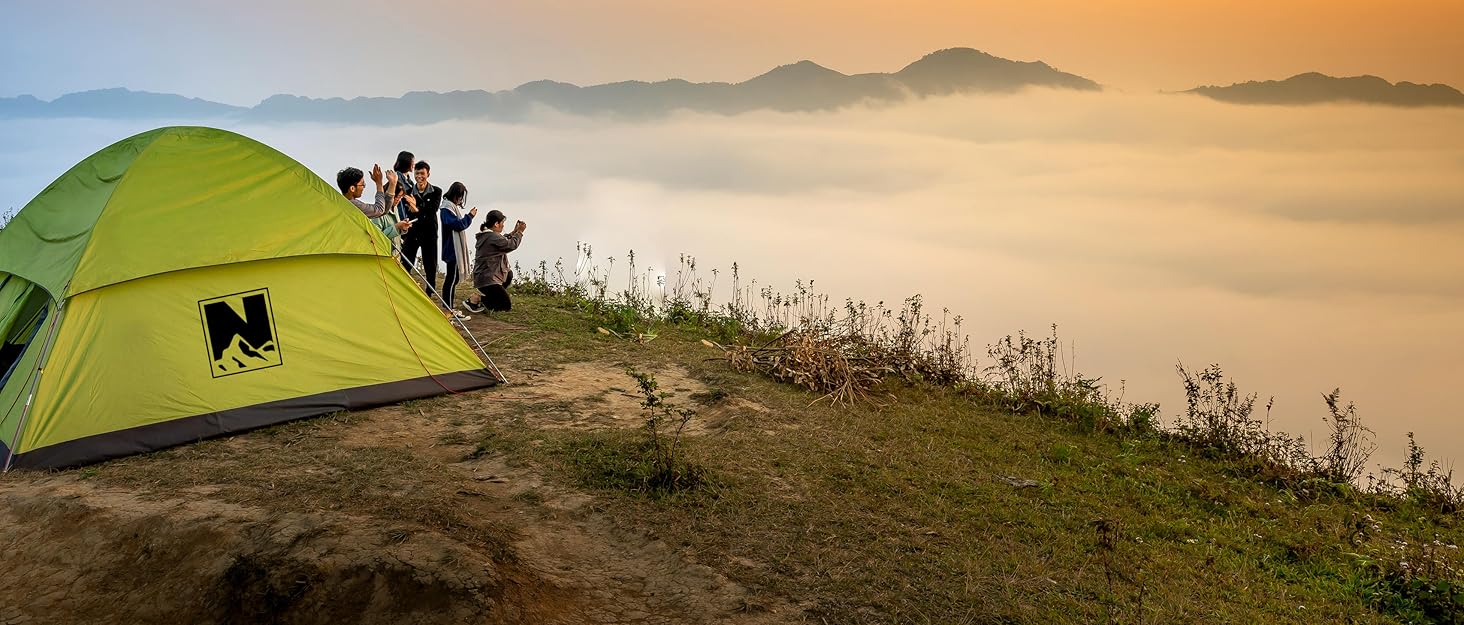 NORDICTRAILS Кемпінгове ліжко NORDICTRAILS - XXL розкладне ліжко для кемпінгу | Зручне, легке та широке для відпочинку на природі | Гостьове ліжко, ліжко для риболовлі, розкладне ліжко з суперм'яким матрацом. Сіре.