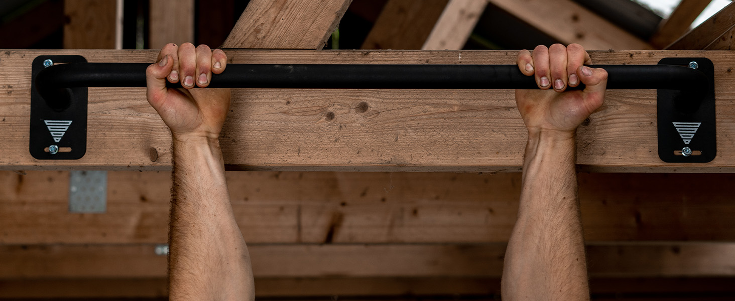 Климмер GORNATION для дверного прорізу: турнік, бруси для підтягувань, віджимань та інших вправ. Ідеально для калістеніки та загального фітнесу (чорний).