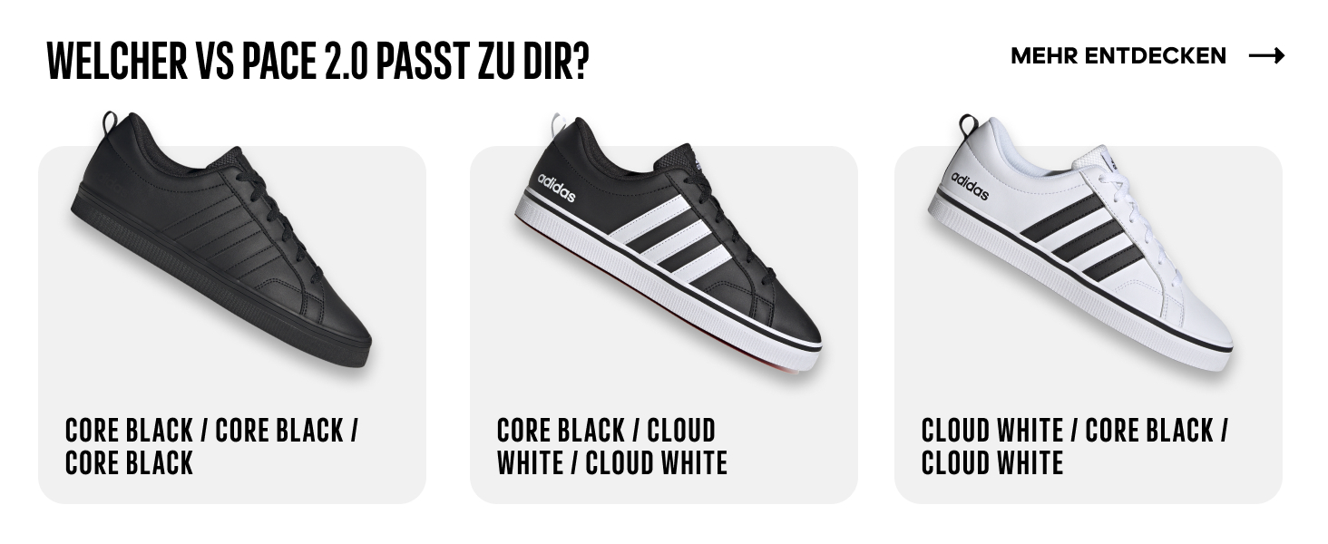Чоловічі кросівки Adidas Vs Pace 2.0 Cloud White, розмір 42 EU