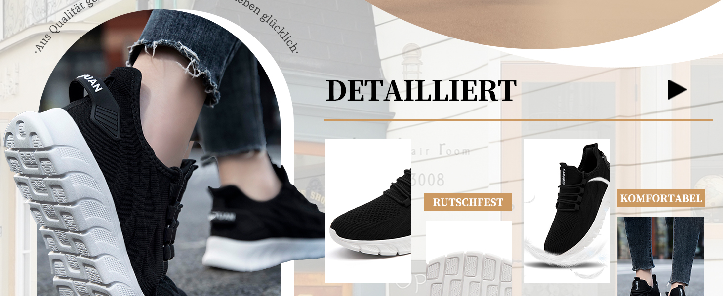 Чоловічі кросівки для бігу, спортивні, повсякденні: легкі, дихаючі, для тенісу, фітнесу, піших прогулянок. Slip-On (43 EU, B White)