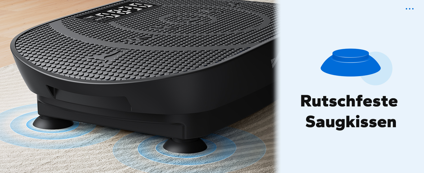 Вібраційна платформа MERACH для формування тіла та релаксації. Тиха, компактна, з LED-дисплеєм, пульт дистанційного керування та зручним силіконовим покриттям. Чорний колір