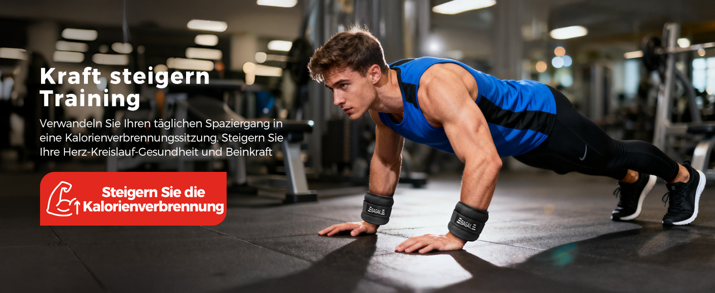 Ваги для рук та ніг BAGAIL унісекс, 0.23-2.27 кг, фіолетові, для фітнесу, ходьби, бігу, реабілітації (0.91 кг/2 шт)