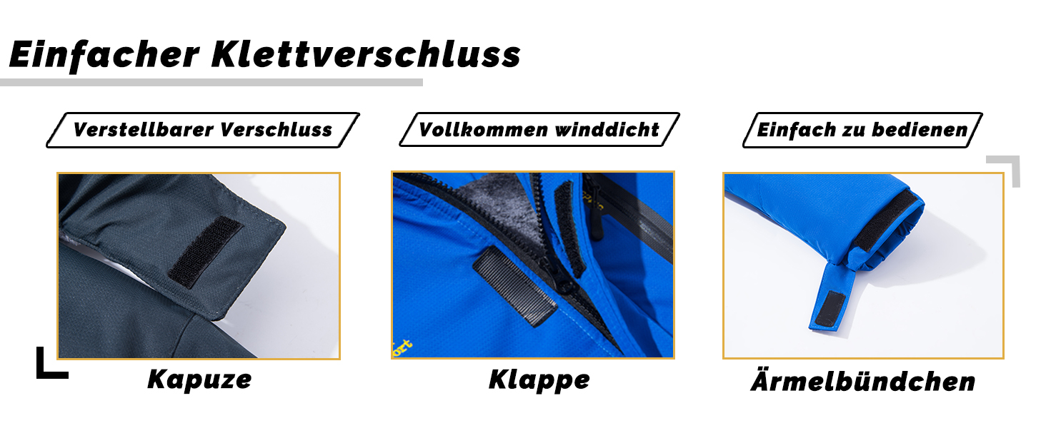 Зимова куртка KEFITEVD для чоловіків: водонепроникна, тепла, з капюшоном, Softshell, флісова, червона, XL