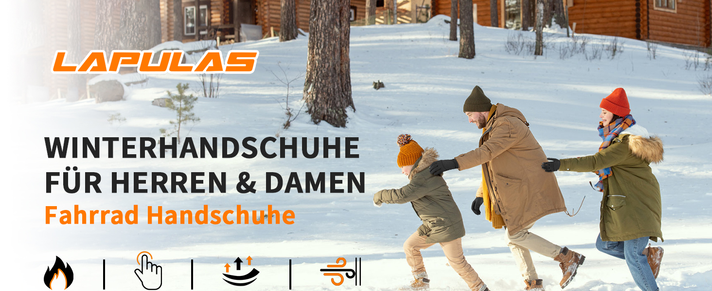 Велосипедні рукавички Lapulas з сенсорним екраном для чоловіків та жінок, чорні, XL