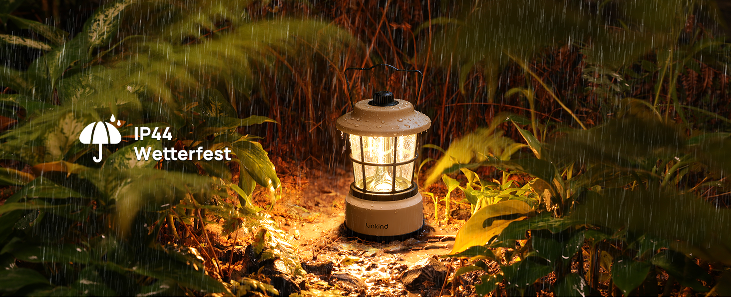 LED кемпінговий ліхтар Linkind: регульована яскравість, 2 кольори, акумулятор, 200 годин роботи, IPX4, для кемпінгу, намету, туризму (2 шт.)