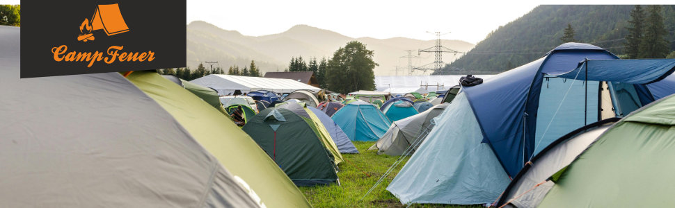 Складний алюмінієвий стіл для кемпінгу CampFeuer на 6 осіб 120x60 см - садовий, балконний, висоторегульований