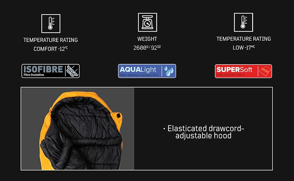Спальний мішок Snugpak Sleeper Expedition WGTE (Бурштиновий, Лівий бічний блискавка) - екстремально теплий, силіконізований, для експедицій