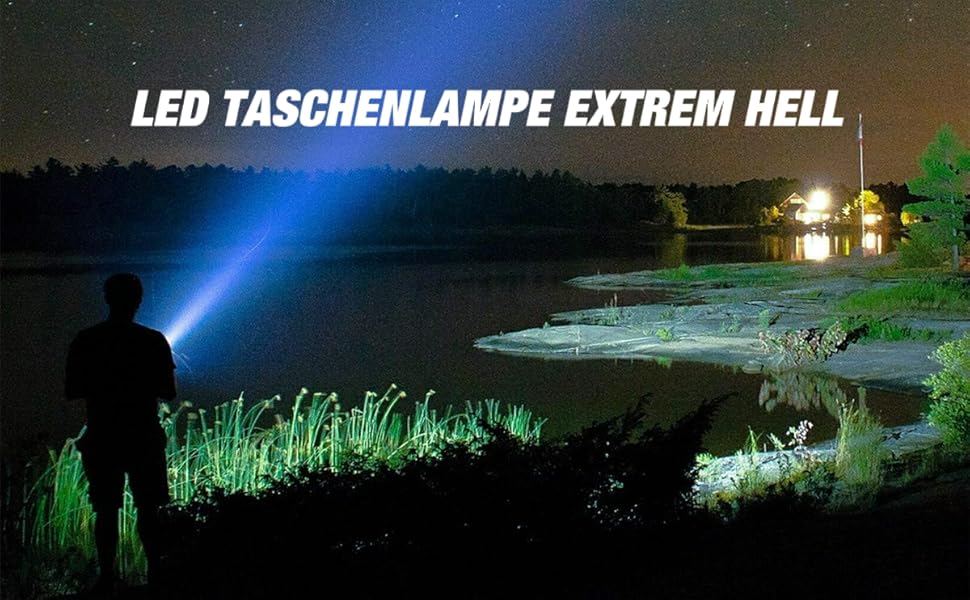 Ліхтар LOOYMNZ LED 100000 Люмен XHP90, Тактичний, USB, IP65, 3 Режими, Водостійкий, для кемпінгу, туризму, надзвичайних ситуацій