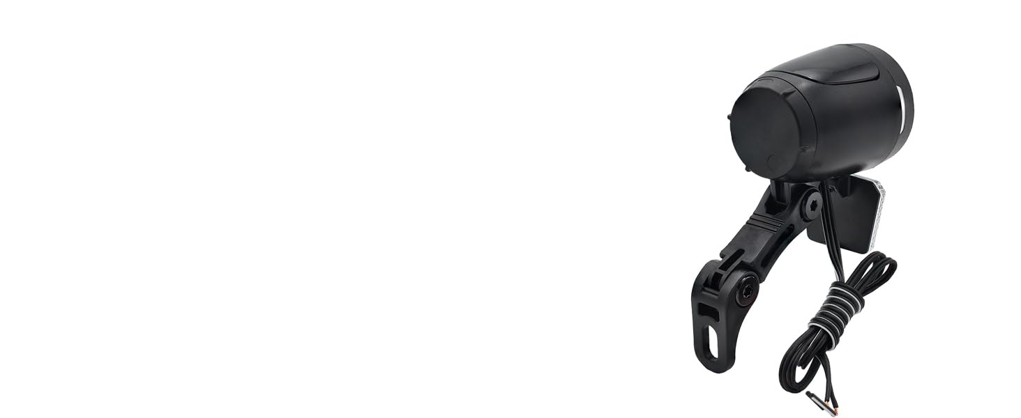 Фронтальна фара для електровелосипеда Nean - 90 LUX, з відбивачем, сертифікат StVZO