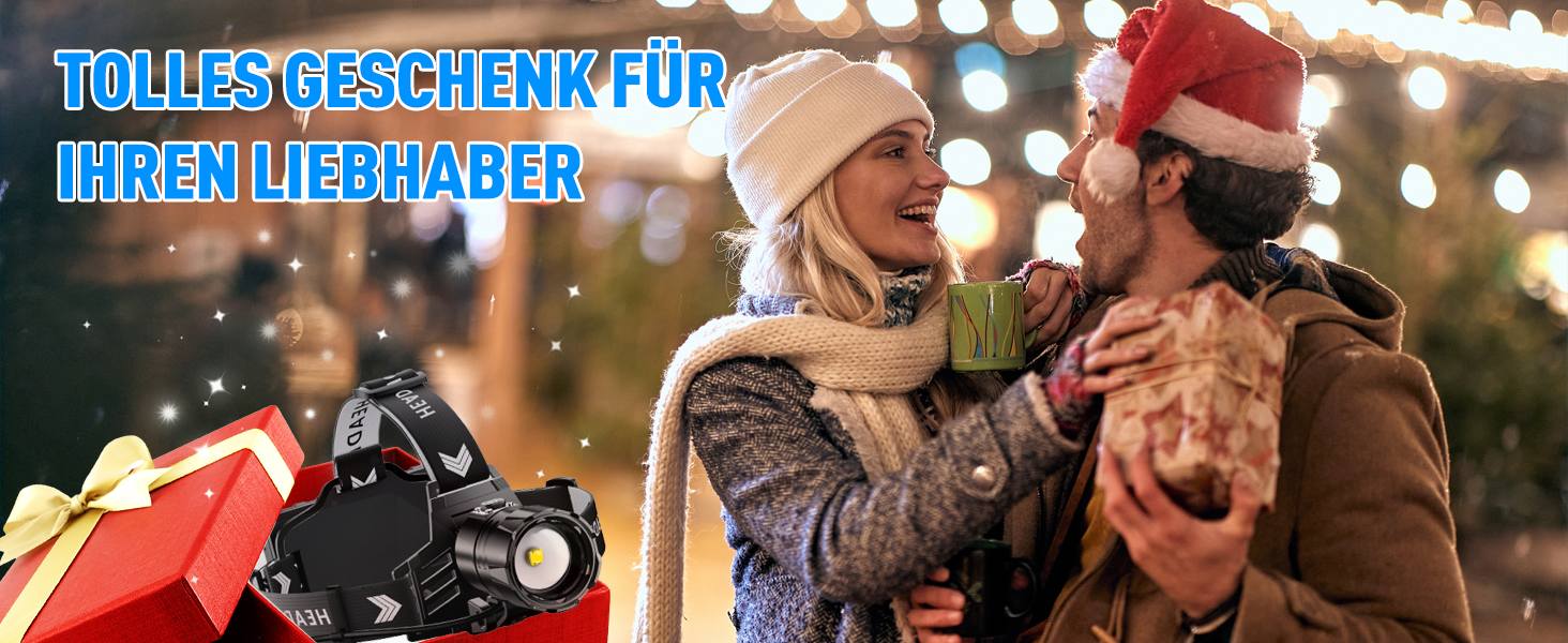 Ліхтар налобний LED Glarylight 120000 Lux з акумулятором 9000mAh, 5 режимів, IPX7, Zoom, 120°, для кемпінгу, риболовлі, туризму